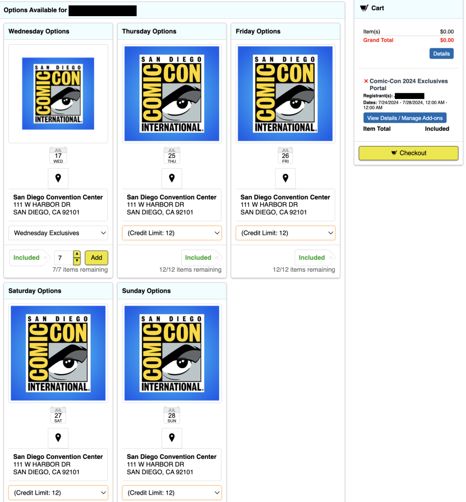 COMICCON EXCLUSIVES PORTAL FAQ ComicCon International